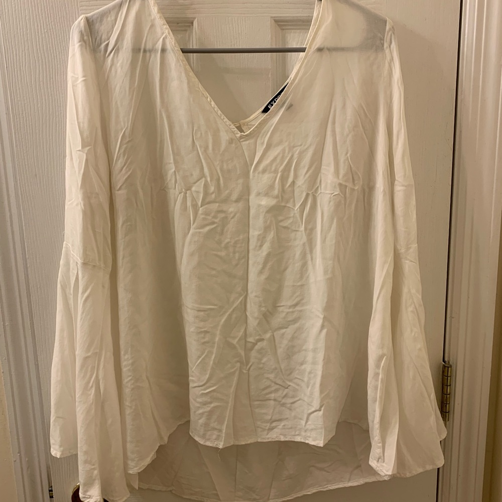 Bohemian style flowy shirt